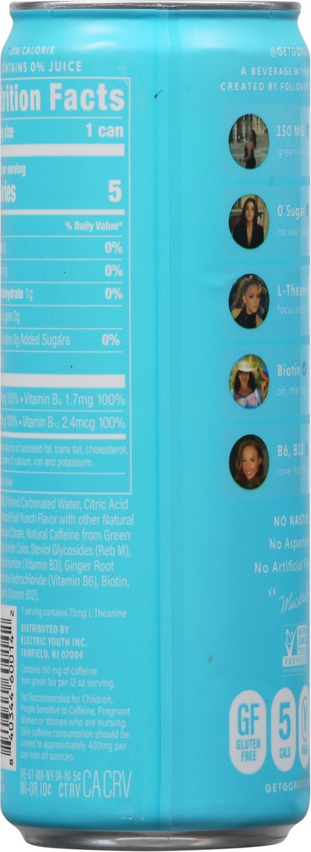 slide 6 of 13, Gorgie Sparkling Paradise Punch Energy Drink with Benefits 12 fl oz, 12 oz