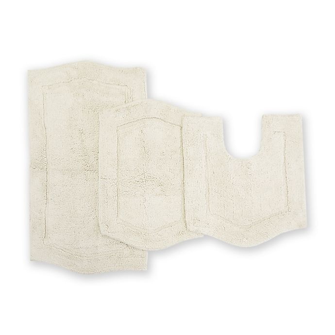 slide 1 of 1, Waterford Contour Bath Rug Set - Natural, 3 ct