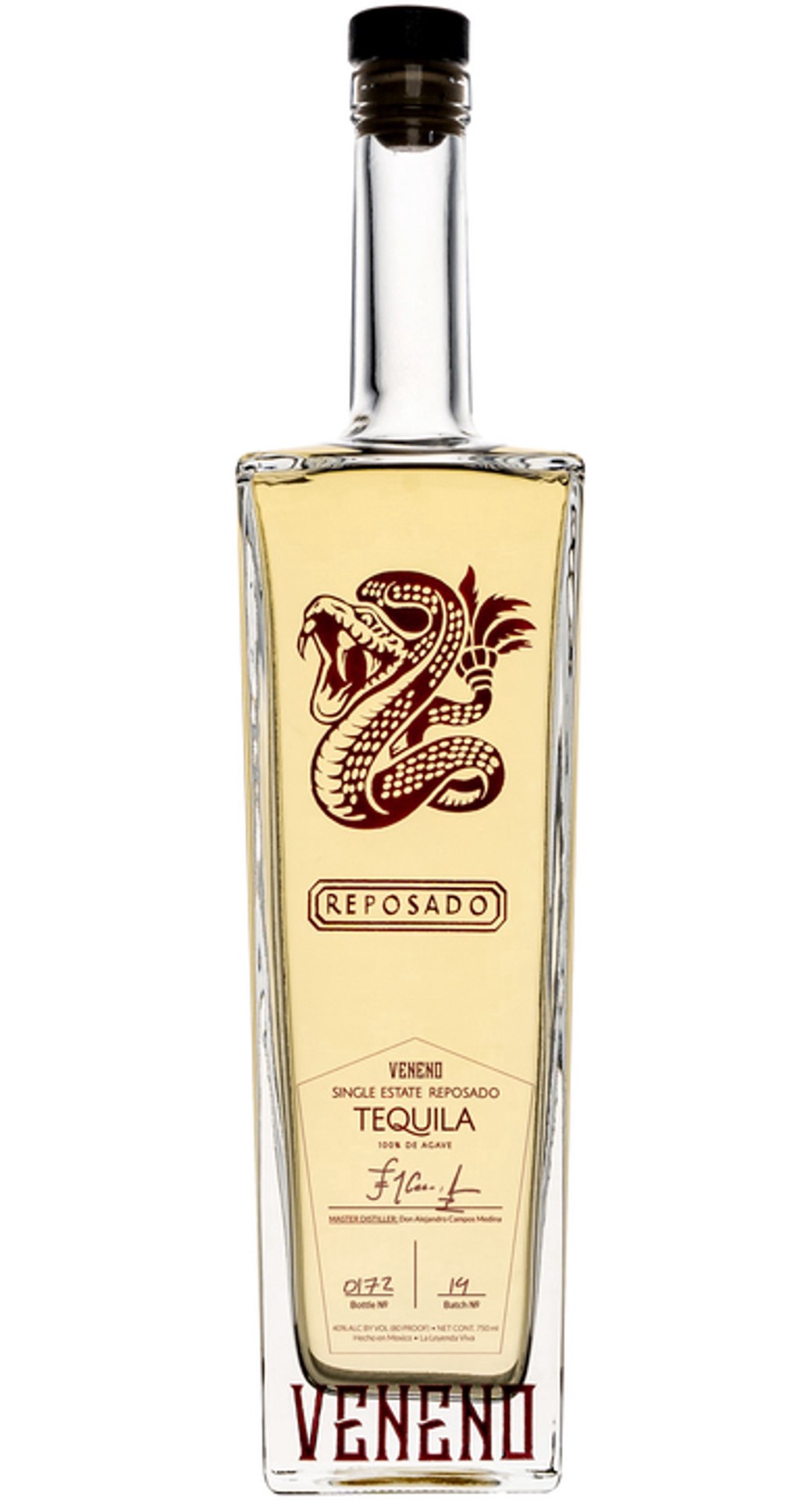 slide 1 of 1, Veneno Tequila - Reposado 6/Cs, 750 ml