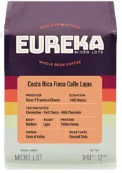Eureka! Costa Rica Finca Calle Lajas Whole Bean Coffee
