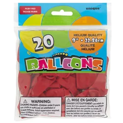 Unique Industries Ruby Red Balloons