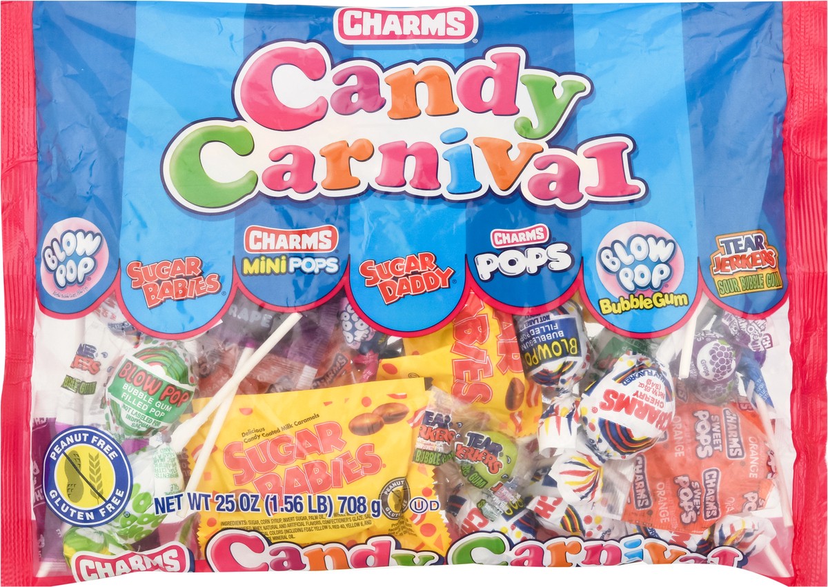 slide 12 of 12, Charms Assorted Candy Carnival Variety Pack 25 oz, 25 oz
