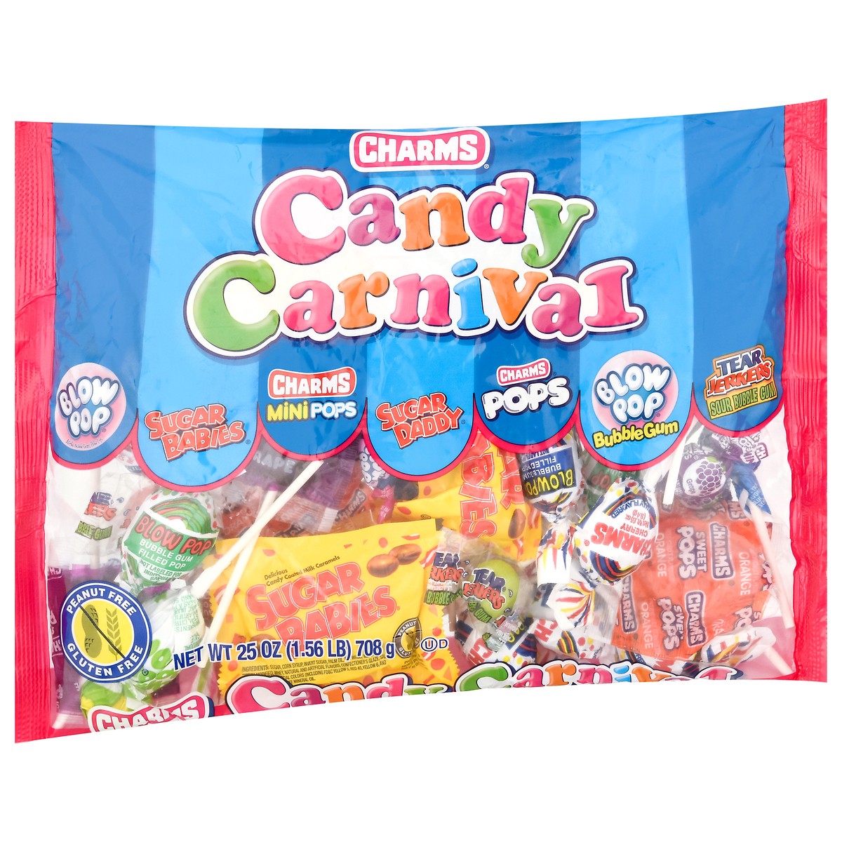slide 11 of 12, Charms Assorted Candy Carnival Variety Pack 25 oz, 25 oz
