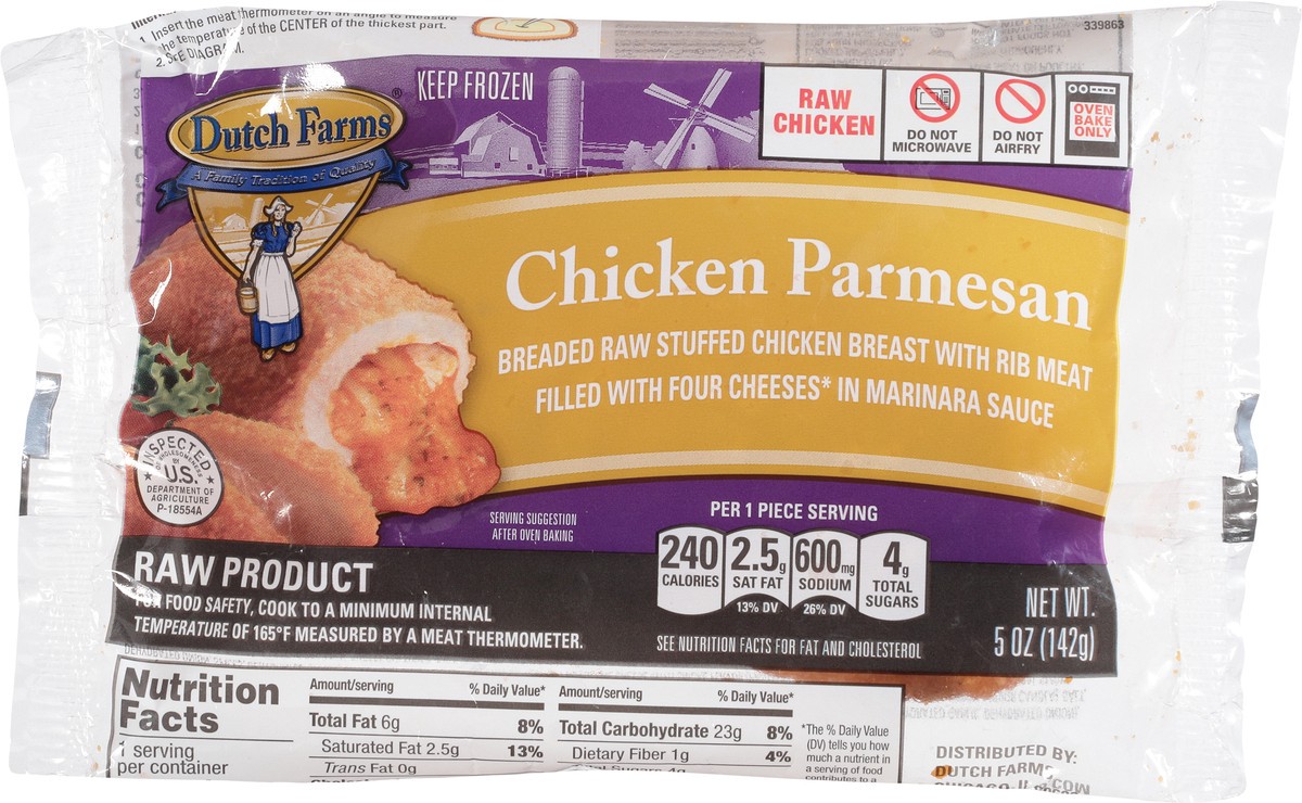 slide 9 of 13, Dutch Farms Chicken Parmesan 5 oz, 5 oz