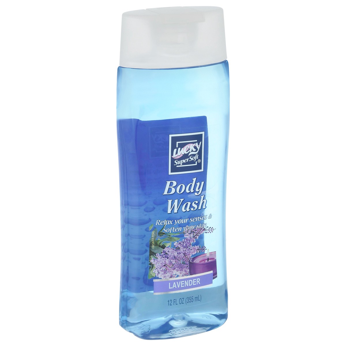 slide 10 of 13, Lucky Super Soft Lavender Body Wash 12 fl oz, 12 fl oz