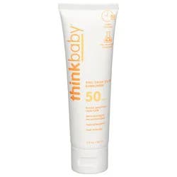 Thinkbaby Broad Spectrum 50 SPF Sunscreen 3 fl oz