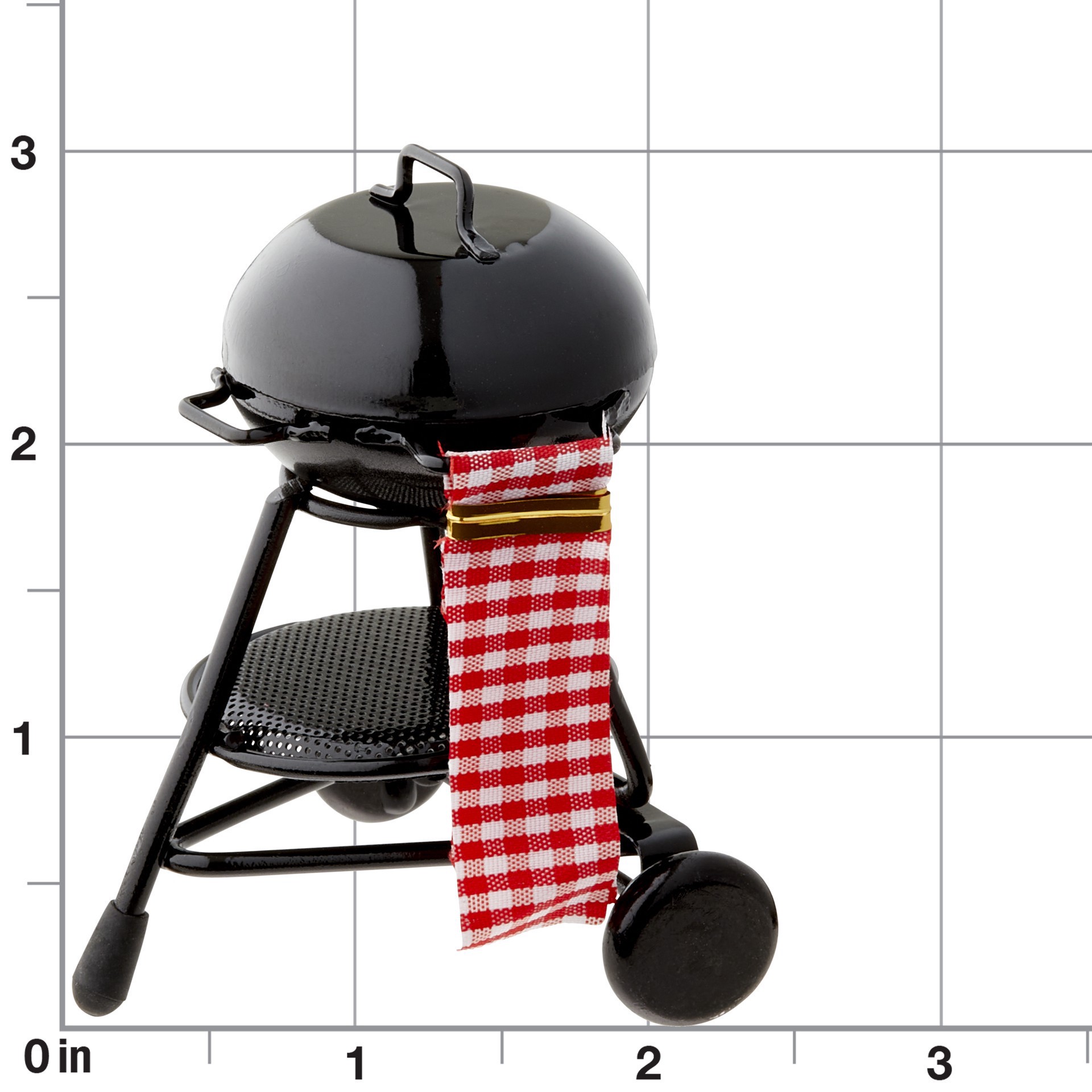 slide 5 of 5, Miniatures Barbecue Grill By Make Market, 3.25 in x 2.4375 in x 2.125 in