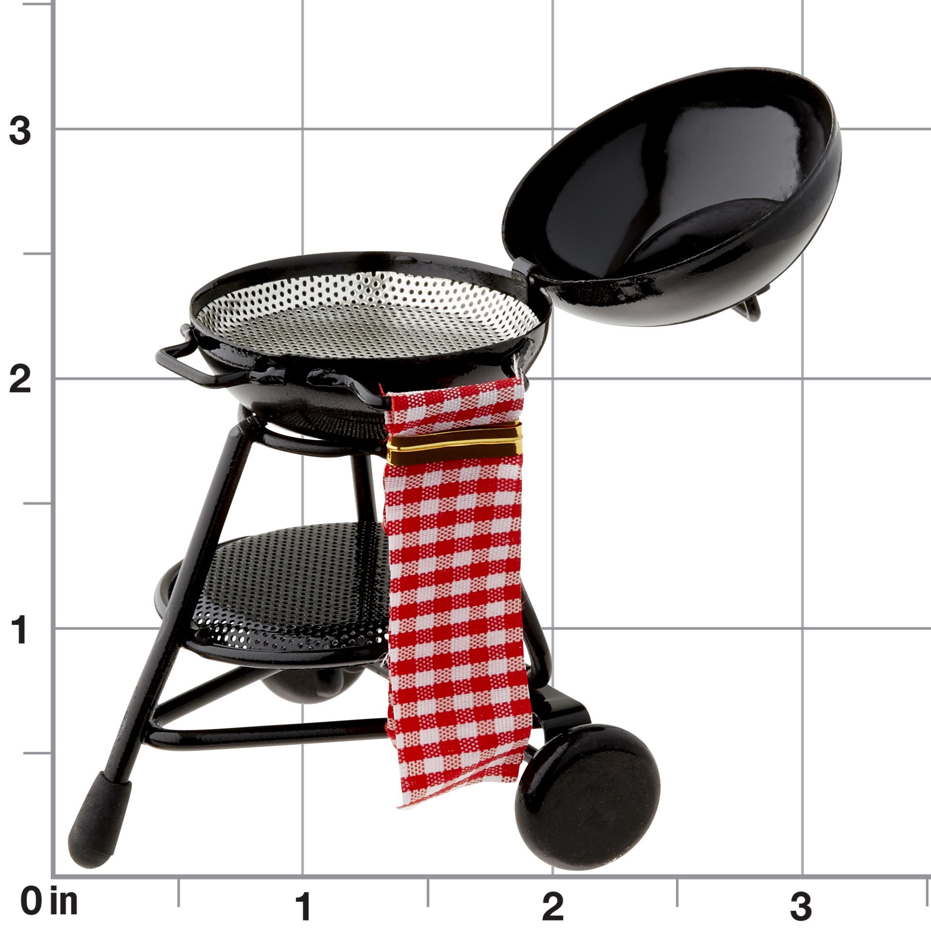 slide 4 of 5, Miniatures Barbecue Grill By Make Market, 3.25 in x 2.4375 in x 2.125 in
