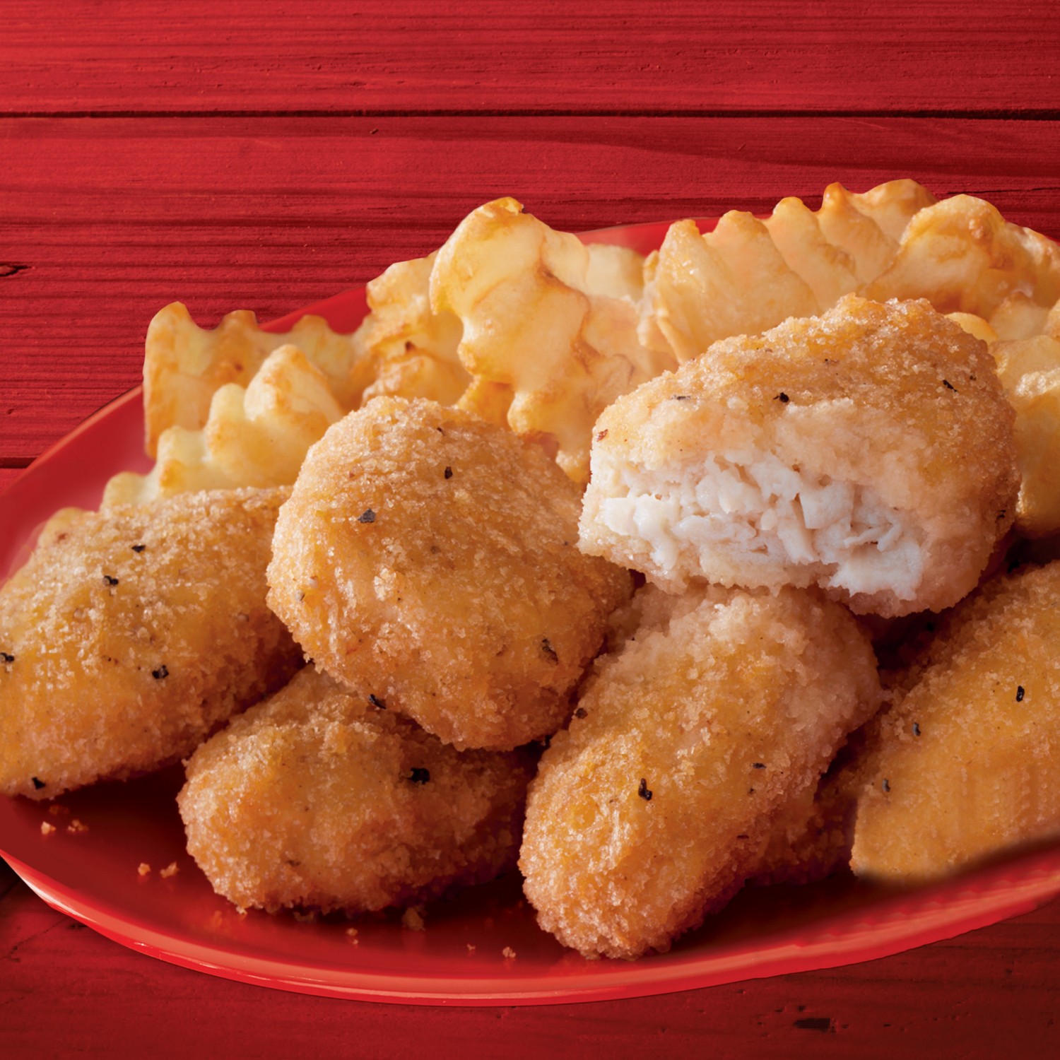 slide 2 of 5, Banquet Basic Chicken Nuggets and Fries Frozen Single Serve Meal, 4.85 Ounce, 4.85 oz