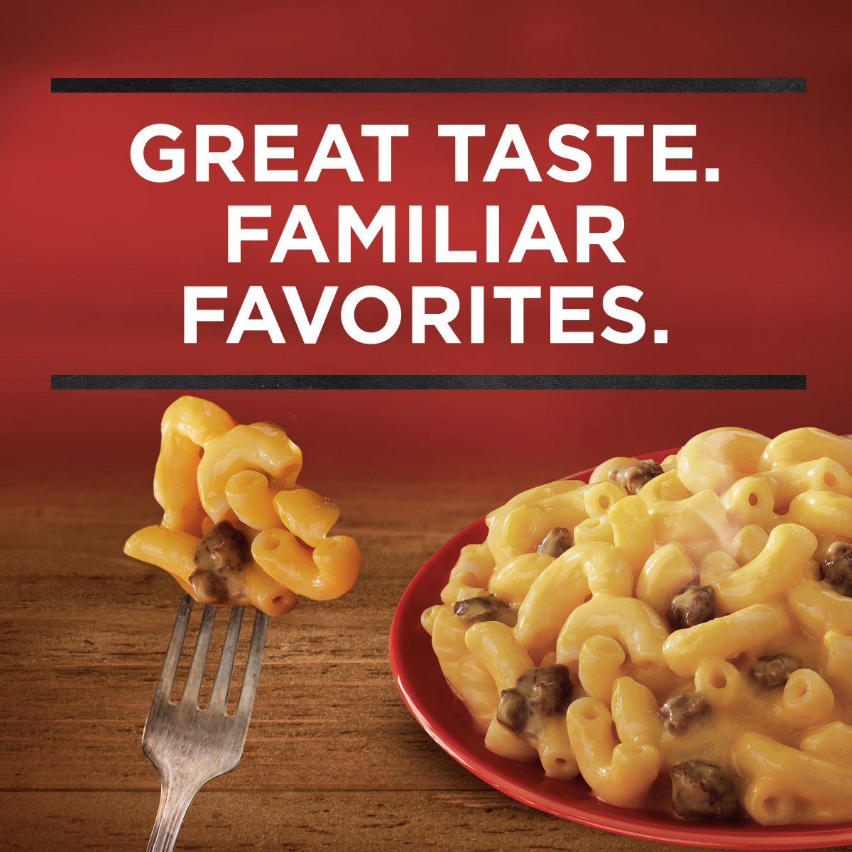 slide 3 of 8, BANQUET Cheesy Mac & Beef Frozen Meal, 7 oz., 7 oz