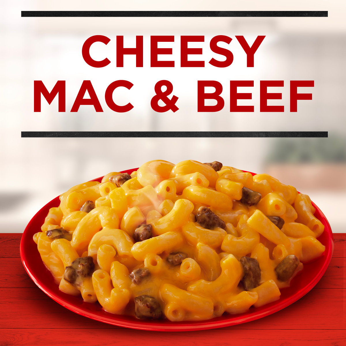 slide 8 of 8, BANQUET Cheesy Mac & Beef Frozen Meal, 7 oz., 7 oz