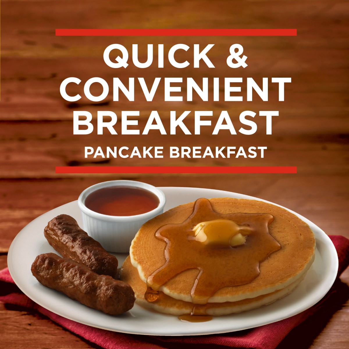 slide 2 of 29, Banquet Brown' N Serve Pancake Breakfast Entree, 5.02 oz