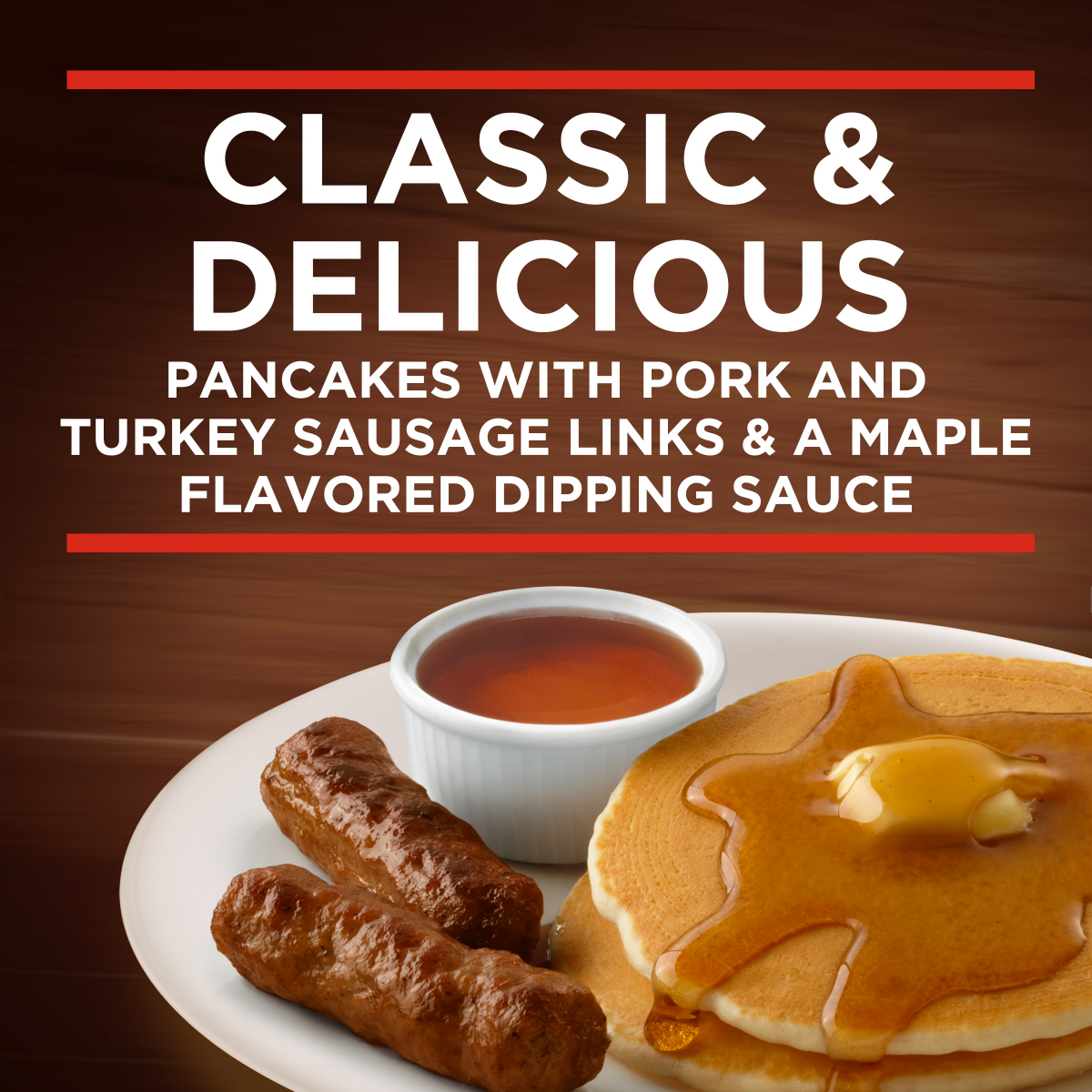 slide 5 of 5, Banquet Brown' N Serve Pancake Breakfast Entree, 5.02 oz