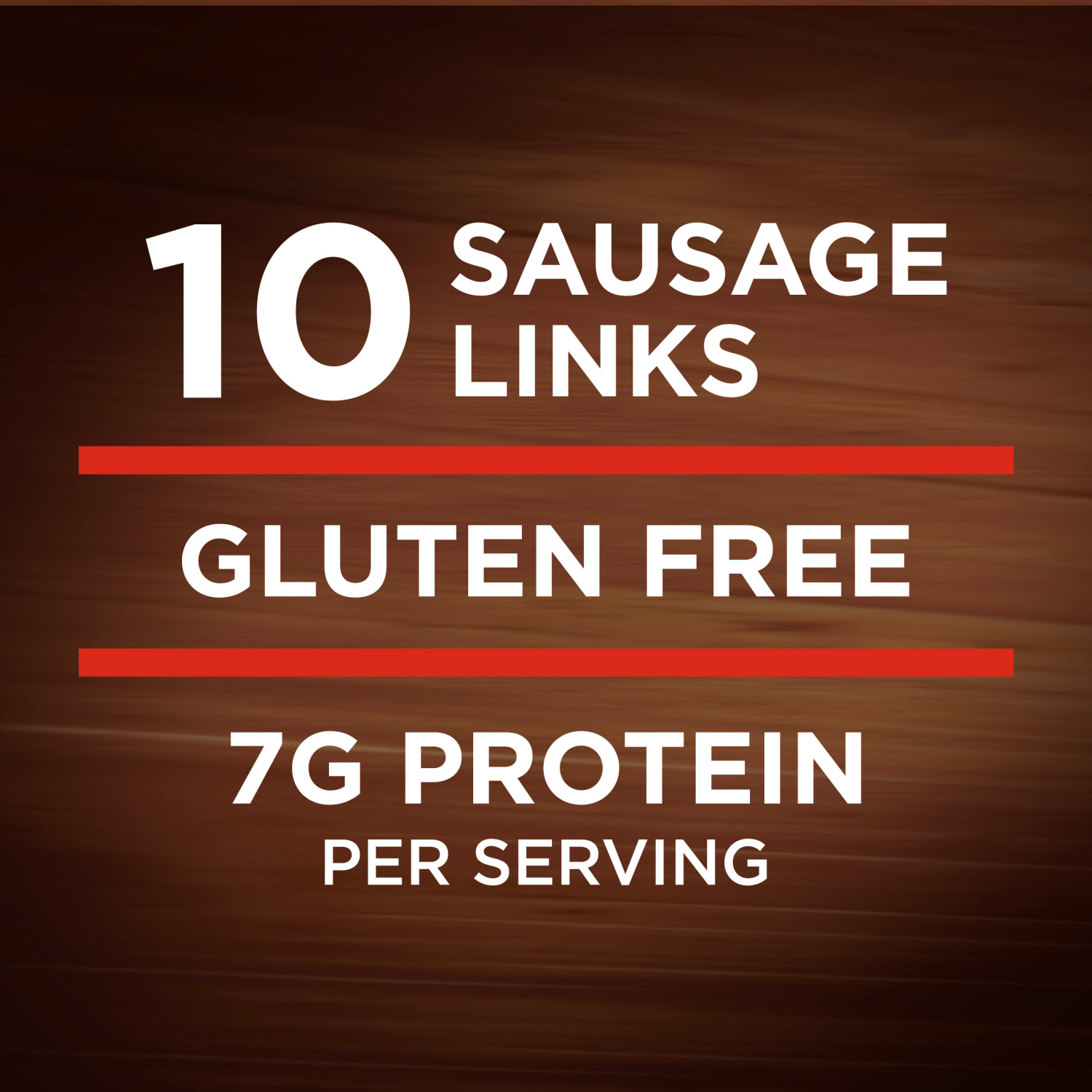 slide 6 of 7, Banquet Brown 'N Serve Original Fully Cooked Sausage Links, Frozen Meat, 10 Count, 6.4 OZ, 10 ct