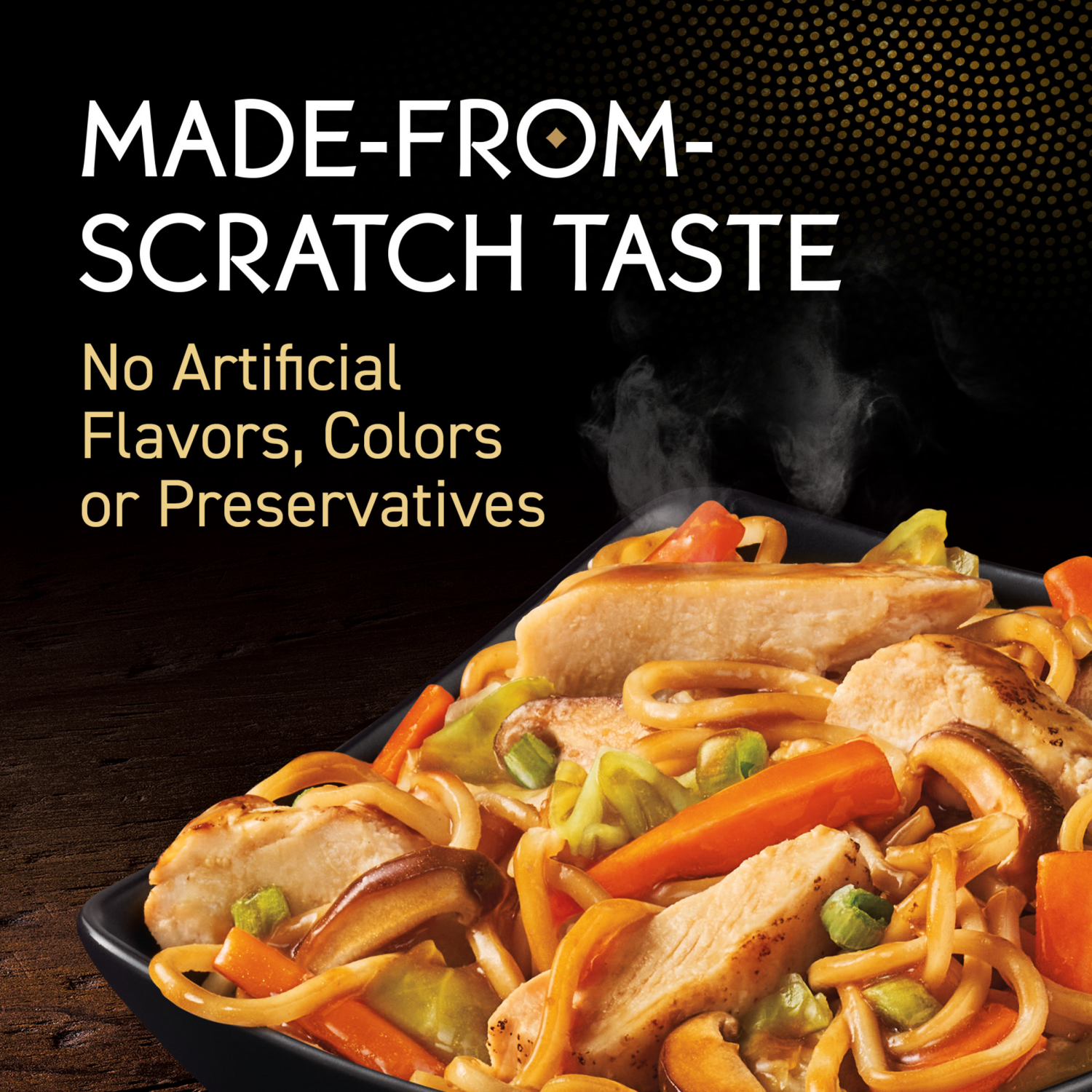 slide 4 of 5, P.F. Chang's Home Menu Chicken Lo Mein Noodle Bowl, Frozen Meal, 11 OZ, 11 oz