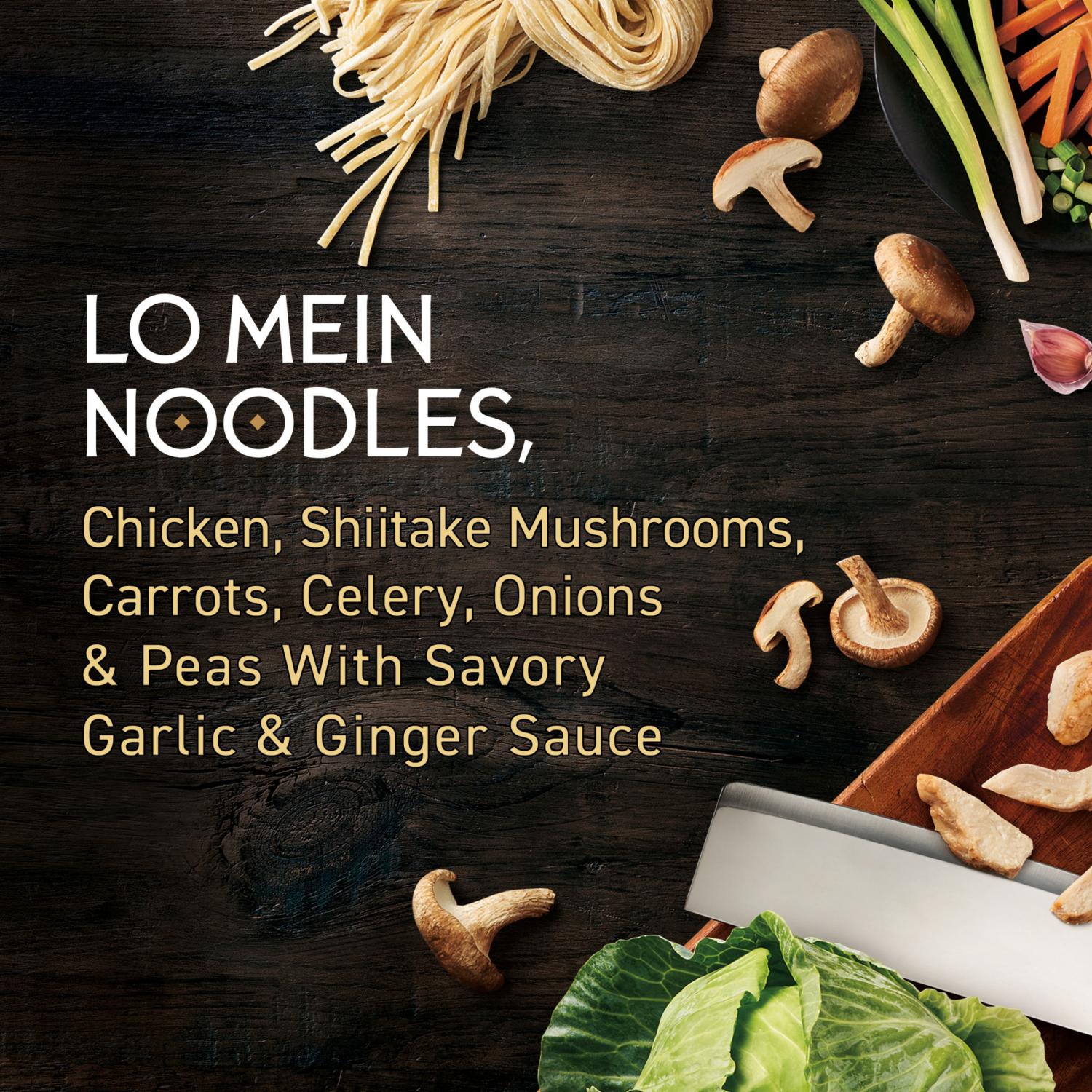 slide 3 of 5, P.F. Chang's Home Menu Chicken Lo Mein Noodle Bowl, Frozen Meal, 11 OZ, 11 oz