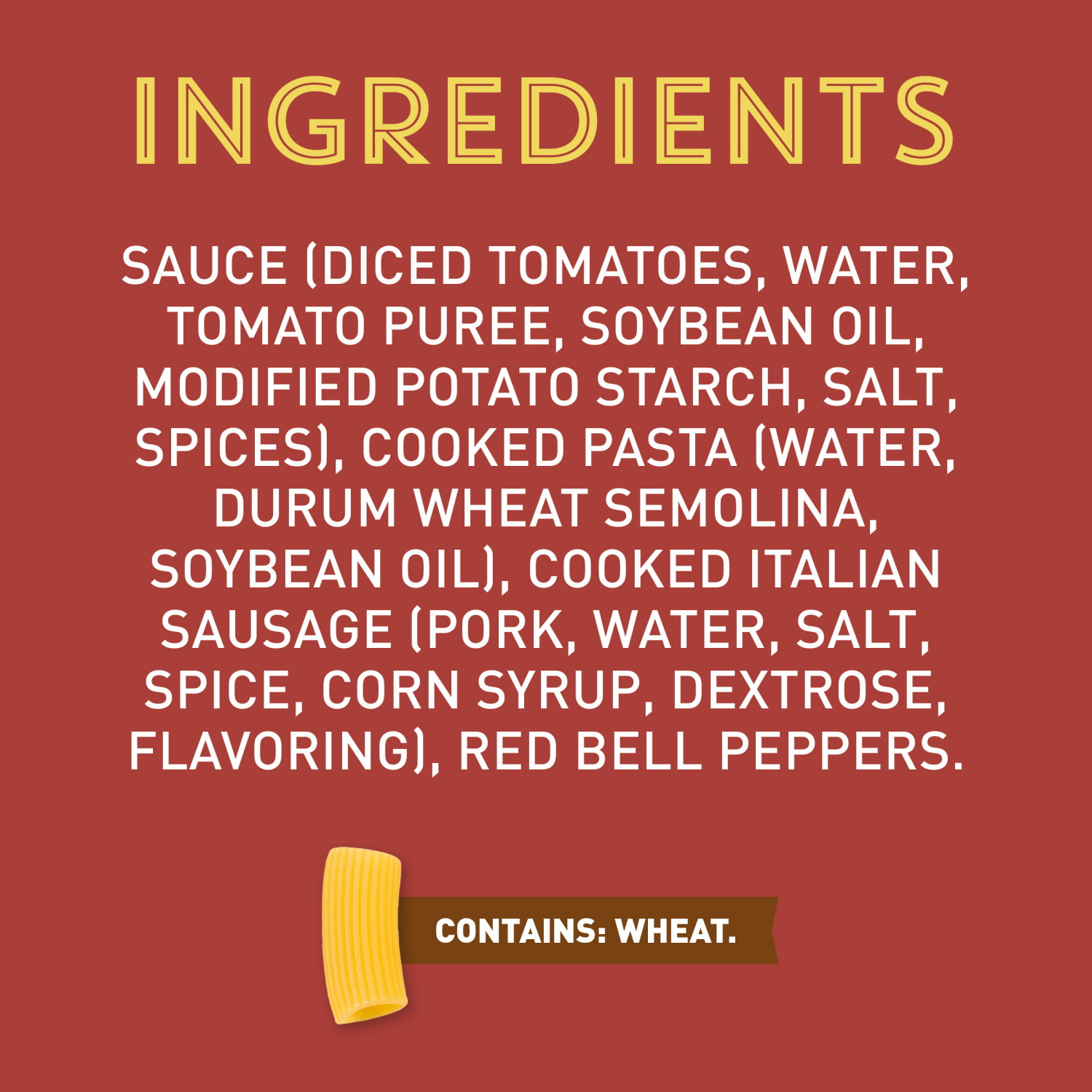 slide 4 of 7, Bertolli Italian Sausage & Rigatoni Frozen Meals With Bell Peppers in a Spicy Tomato Sauce, 22 oz., 22 oz