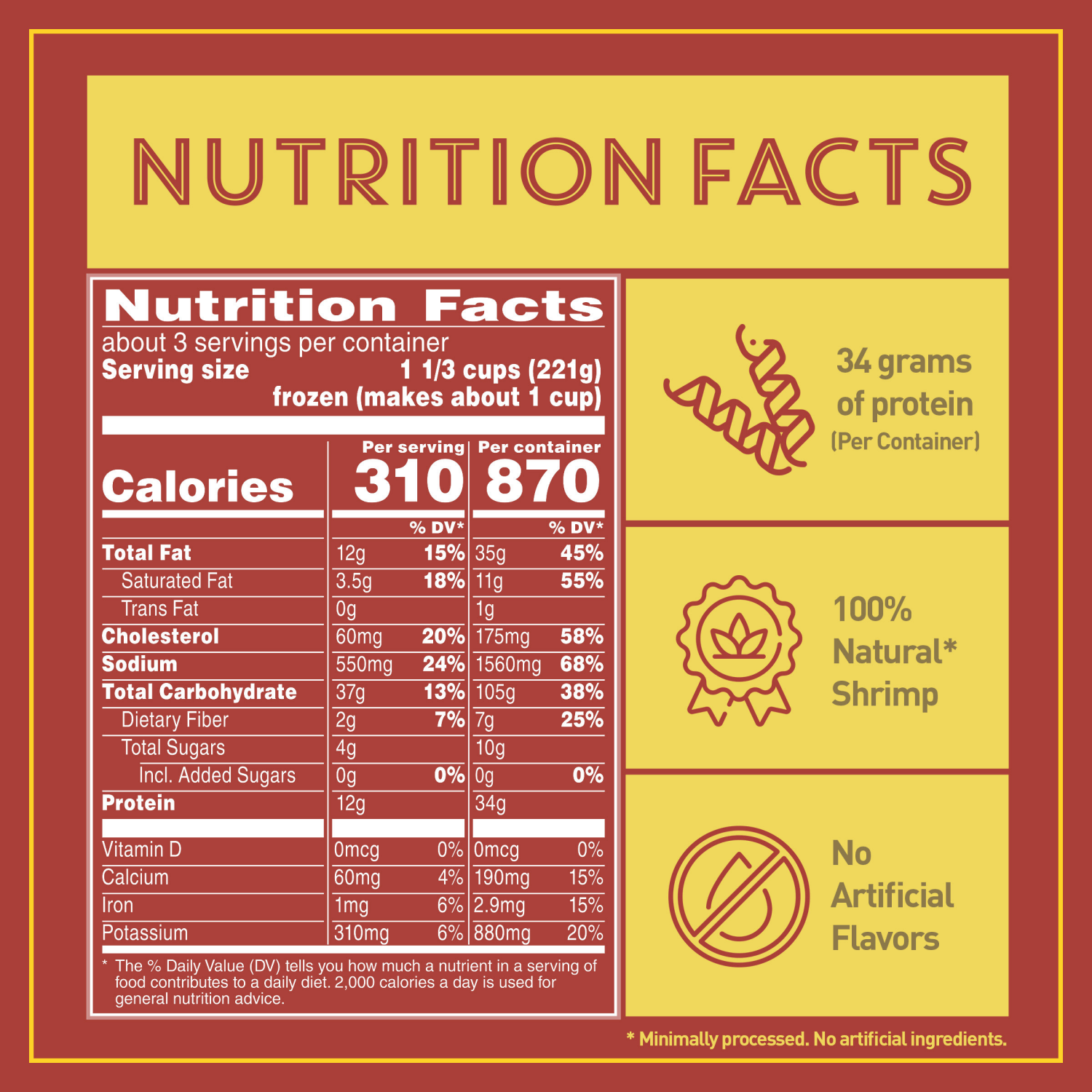 slide 2 of 7, Bertolli Shrimp Penne & Asparagus Frozen Meals in a Creamy Tomato Basil Sauce, 22 oz., 22 oz