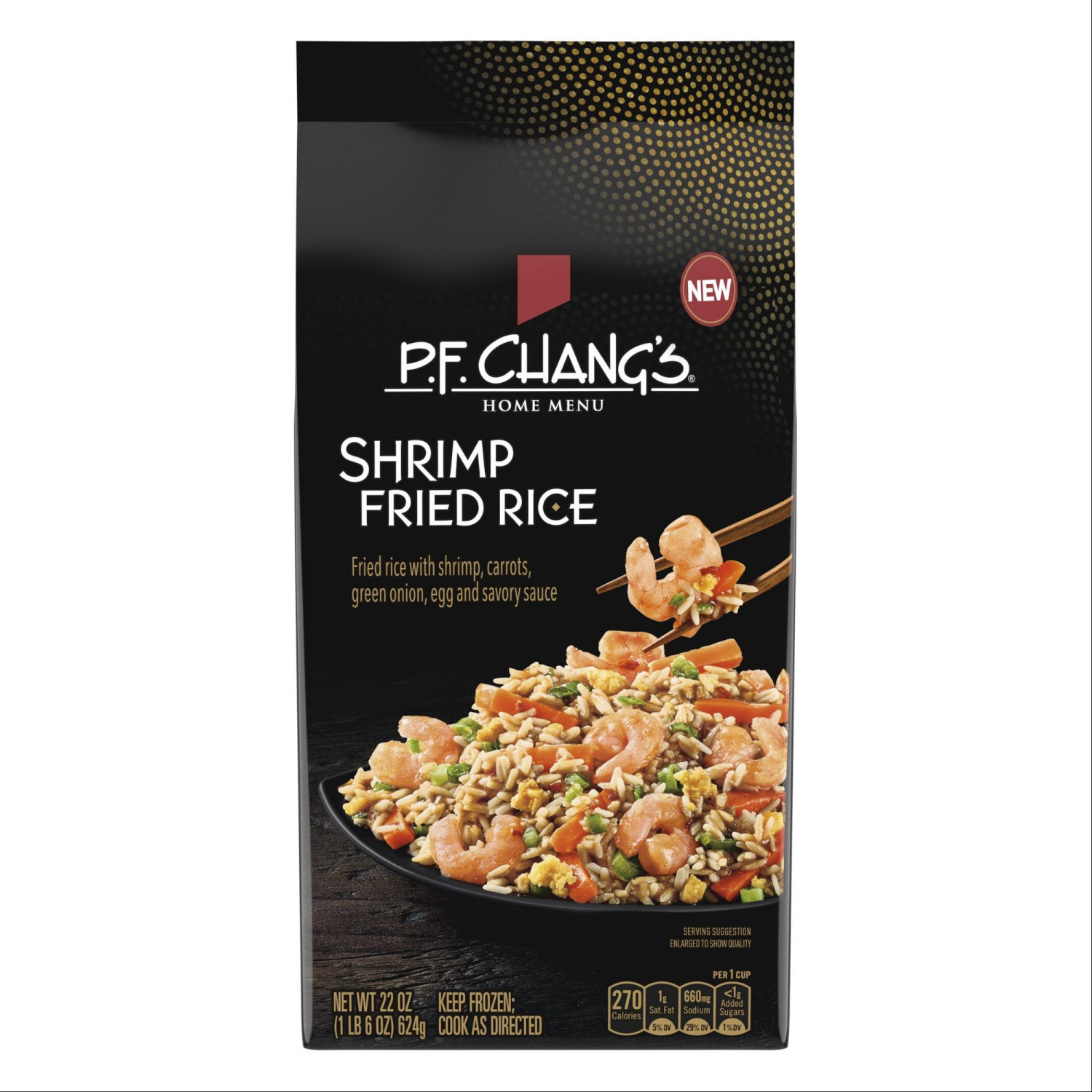 slide 1 of 2, P.F. Chang's Home Menu Shrimp Fried Rice Skillet Meal, Frozen Dinner, 22 oz., 22 oz