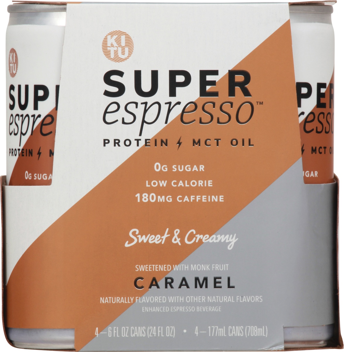 slide 4 of 9, KITU Super Espresso Caramel, 4 ct; 6 fl oz