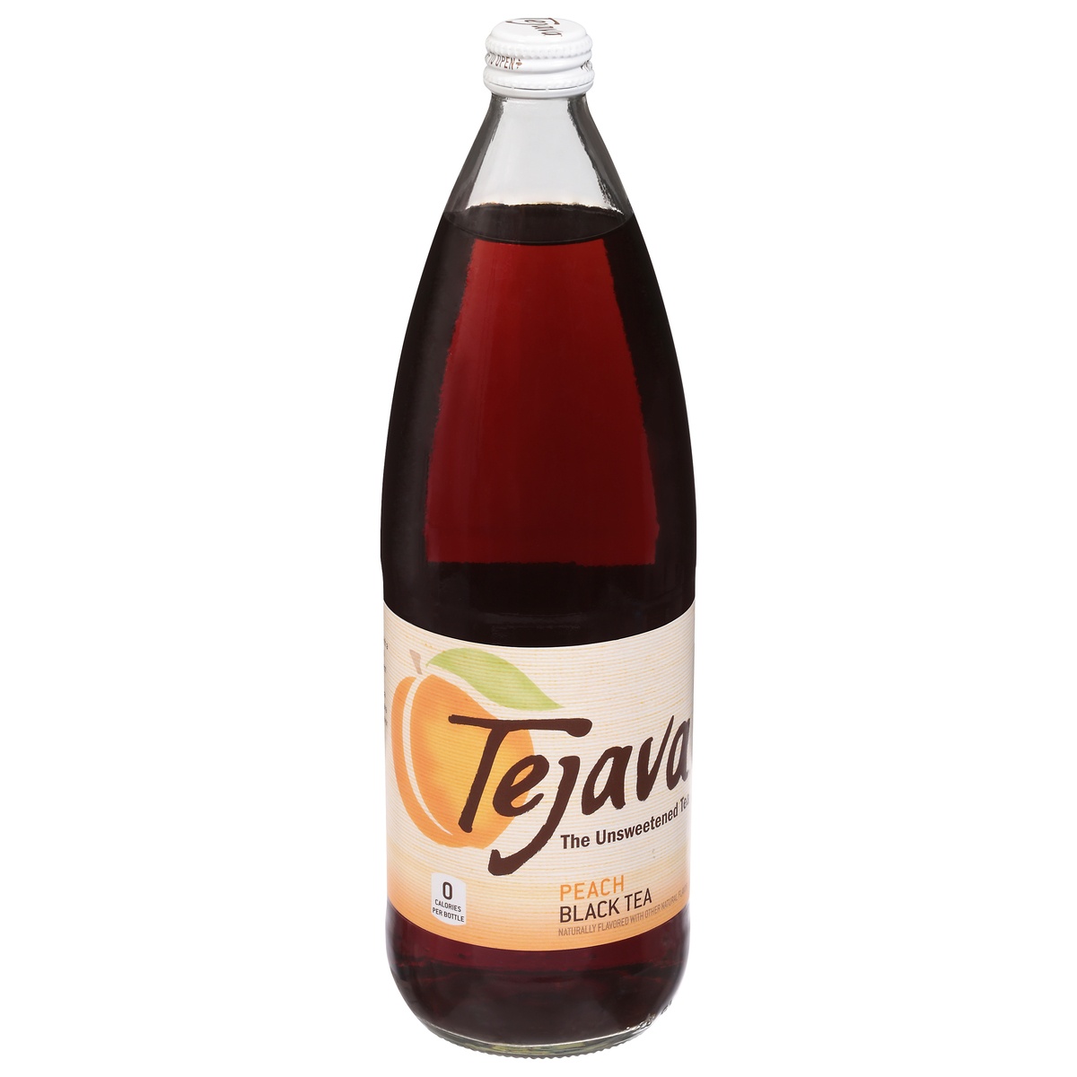 slide 8 of 9, Tejava Unsweetened Peach Black Tea - 1 liter, 1 liter