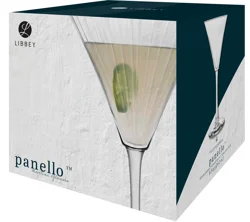 Libbey Panello Martini 4pc set 9.5 oz