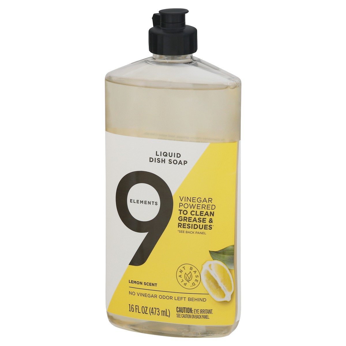 slide 3 of 9, 9 Elements Dishwashing Liquid Dish Soap, Lemon Scent Cleaner, 16 oz Bottle, 16 fl oz