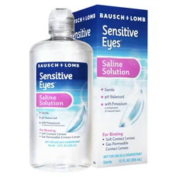 Sensitive Eyes Saline Solution 12 oz