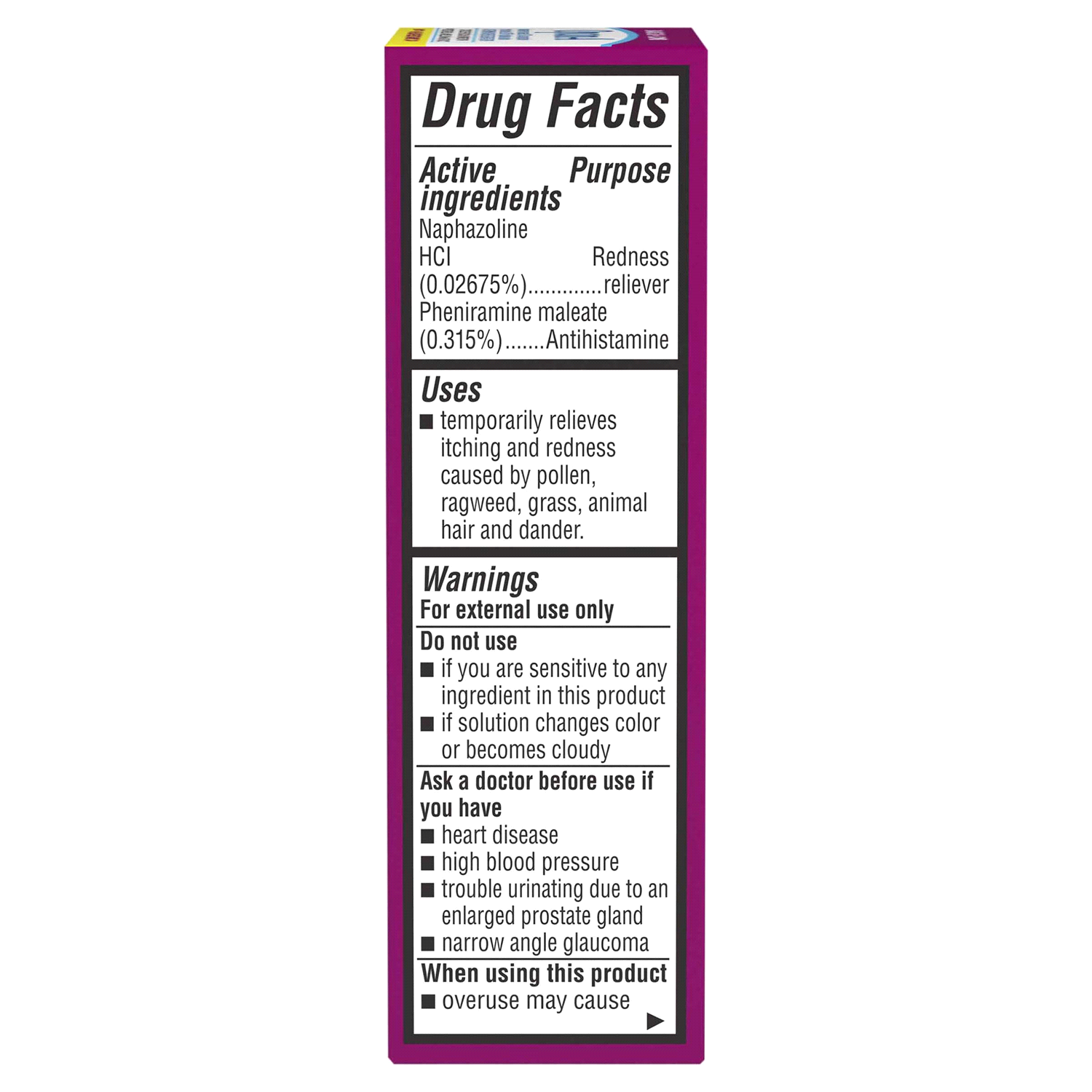 slide 2 of 3, Bausch + Lomb Opcon A Bausch & Lomb Allergy Relief Eye Drops - 0.5oz, 0.5 oz