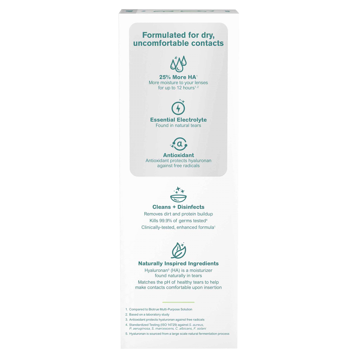 slide 2 of 3, Biotrue Hydration Plus Contact Solution 2pk, 20 oz