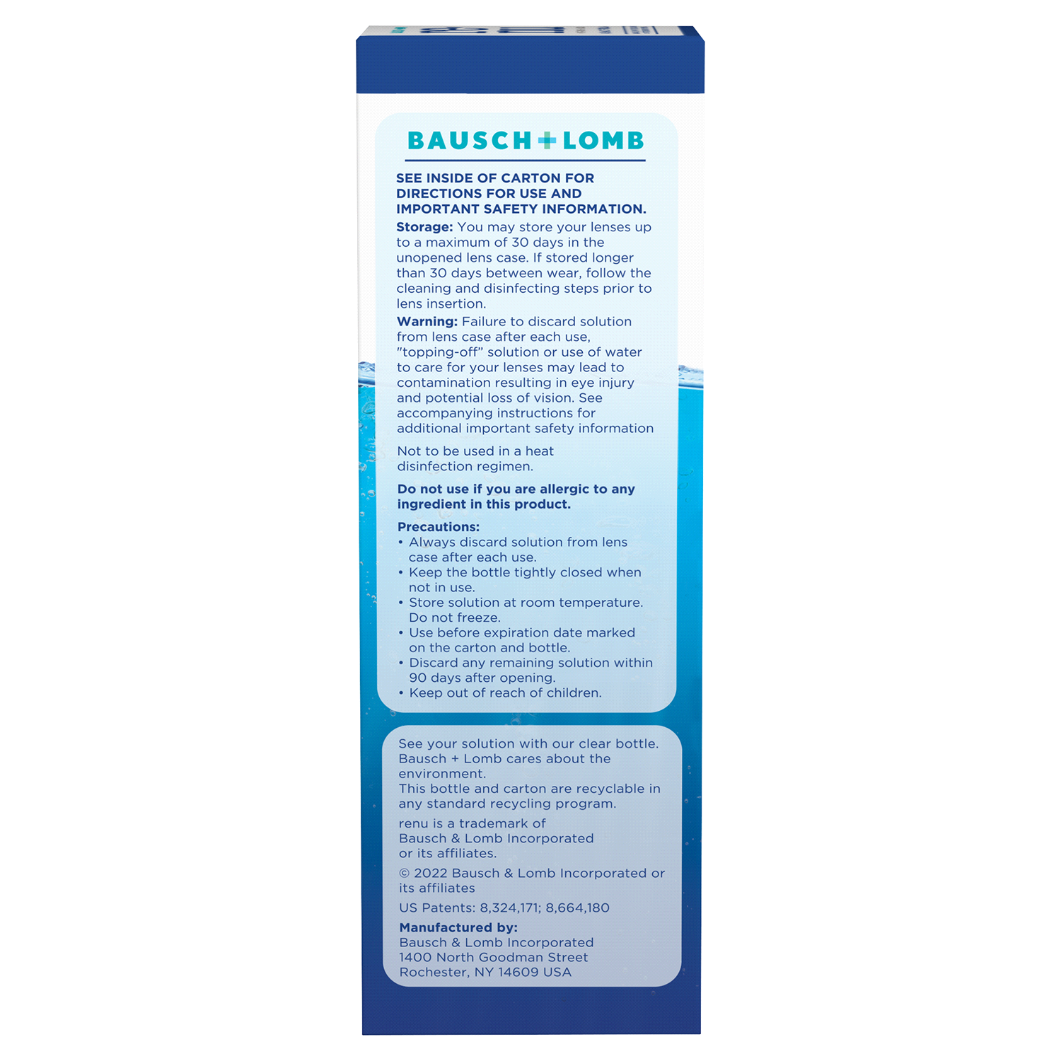 slide 2 of 3, renu Advanced Formula Multi-Purpose Solution 4 fl oz, 4 fl oz