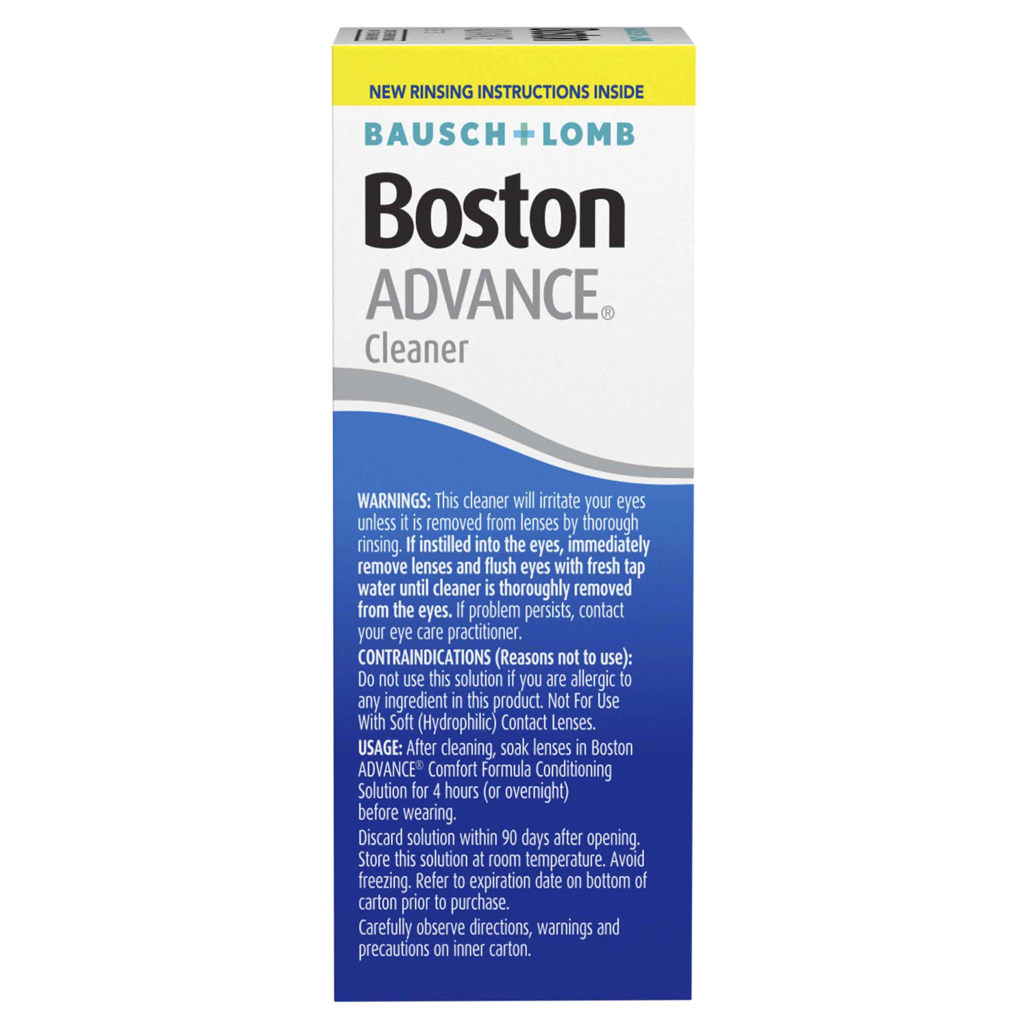 slide 2 of 3, Boston ADVANCE Cleaner Contact Lens Solution for Rigid Gas Permeable Lenses – from Bausch + Lomb, 1 fl. oz., 1 fl oz