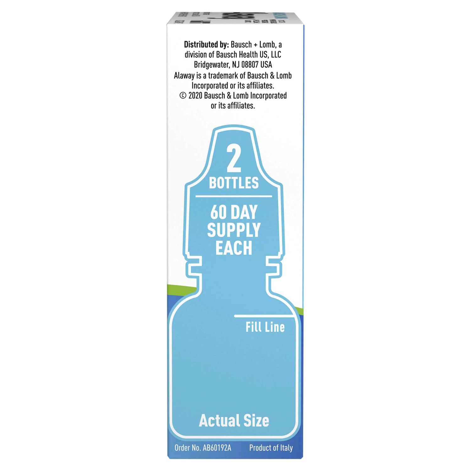 slide 3 of 3, Alaway Antihistamine Eye Drops, Allergy Relief from Itchy Eyes, Works in Minutes, Provides Relief for up to 12 Hours, Clinically Tested Prescription Strength Formula, 0.34 Fl Oz (Pack of 2), 0.68 fl oz