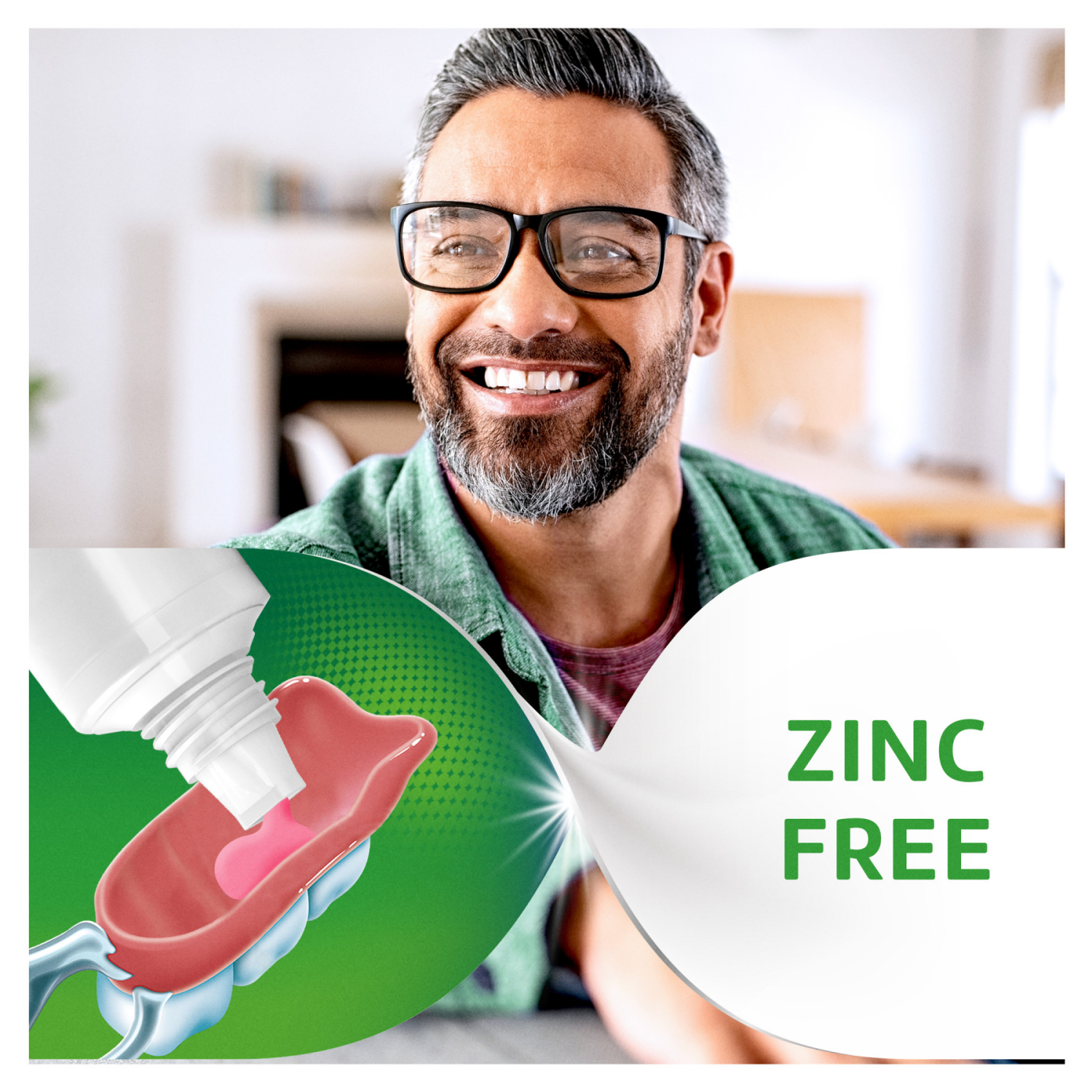 slide 8 of 8, Poligrip Super Poligrip Extra Care Zinc Free Denture and Partials Adhesive Cream, 2.2 Ounce Twinpack, 2 ct