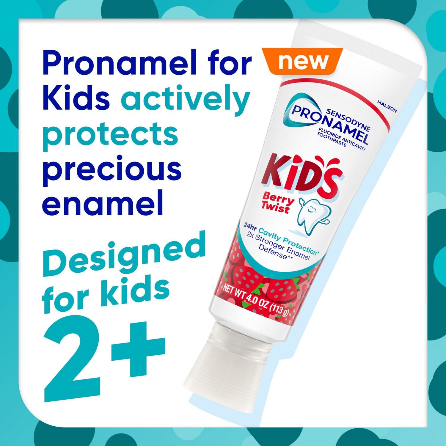 slide 10 of 14, Sensodyne Pronamel Kids Toothpaste, Fluoride Anticavity Toothpaste, Berry Twist Flavored, 4 oz