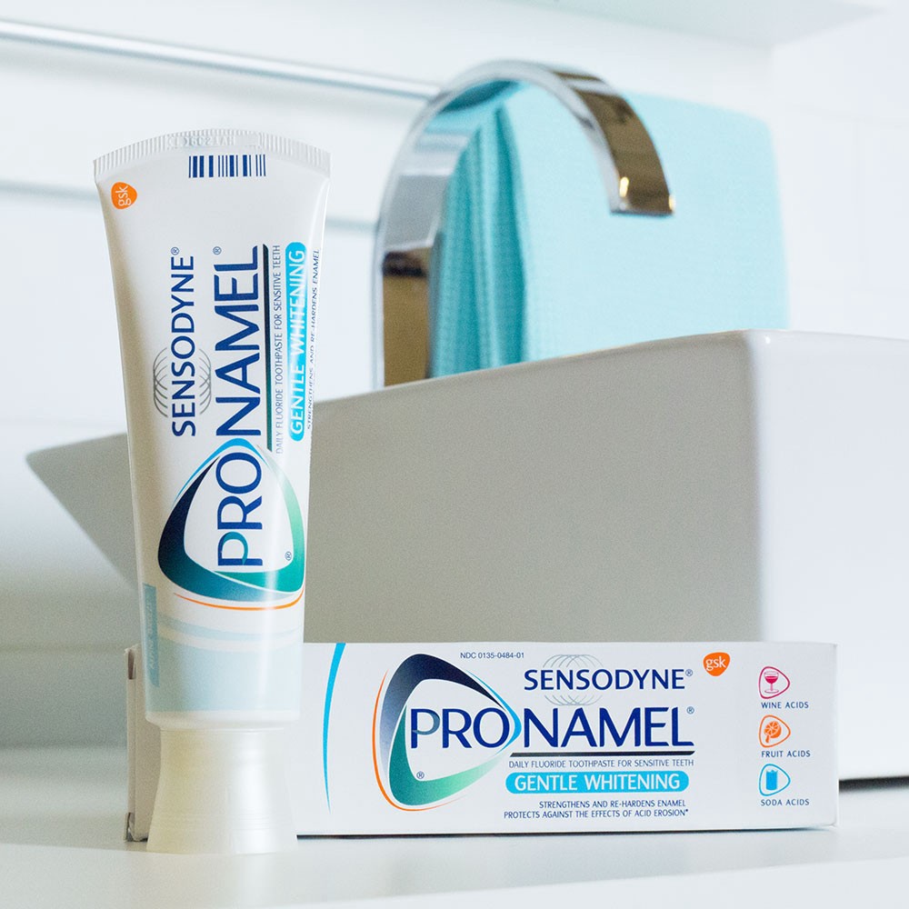 slide 5 of 7, Sensodyne Pronamel Gentle Whitening Toothpaste - 2pk/4oz, 2 ct; 8 oz