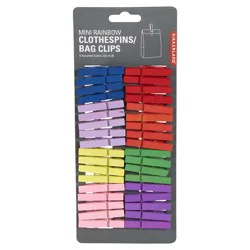 Kikkerland Mini Rainbow Clothspins