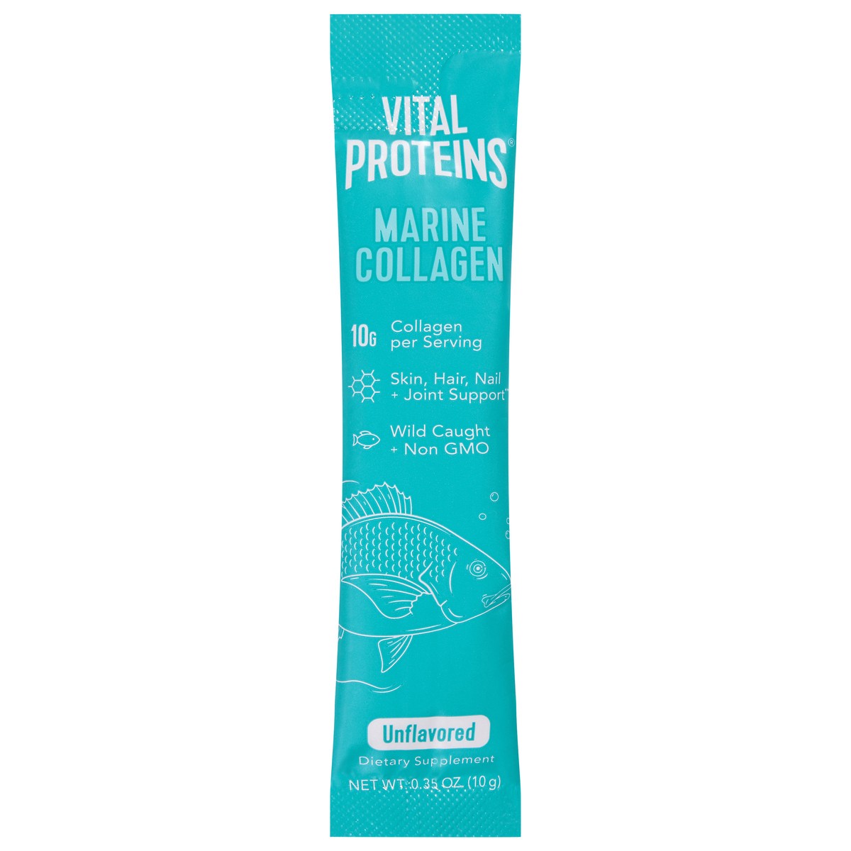 slide 1 of 9, Vital Proteins Unflavored Marine Collagen 0.35 oz, 0.35 oz