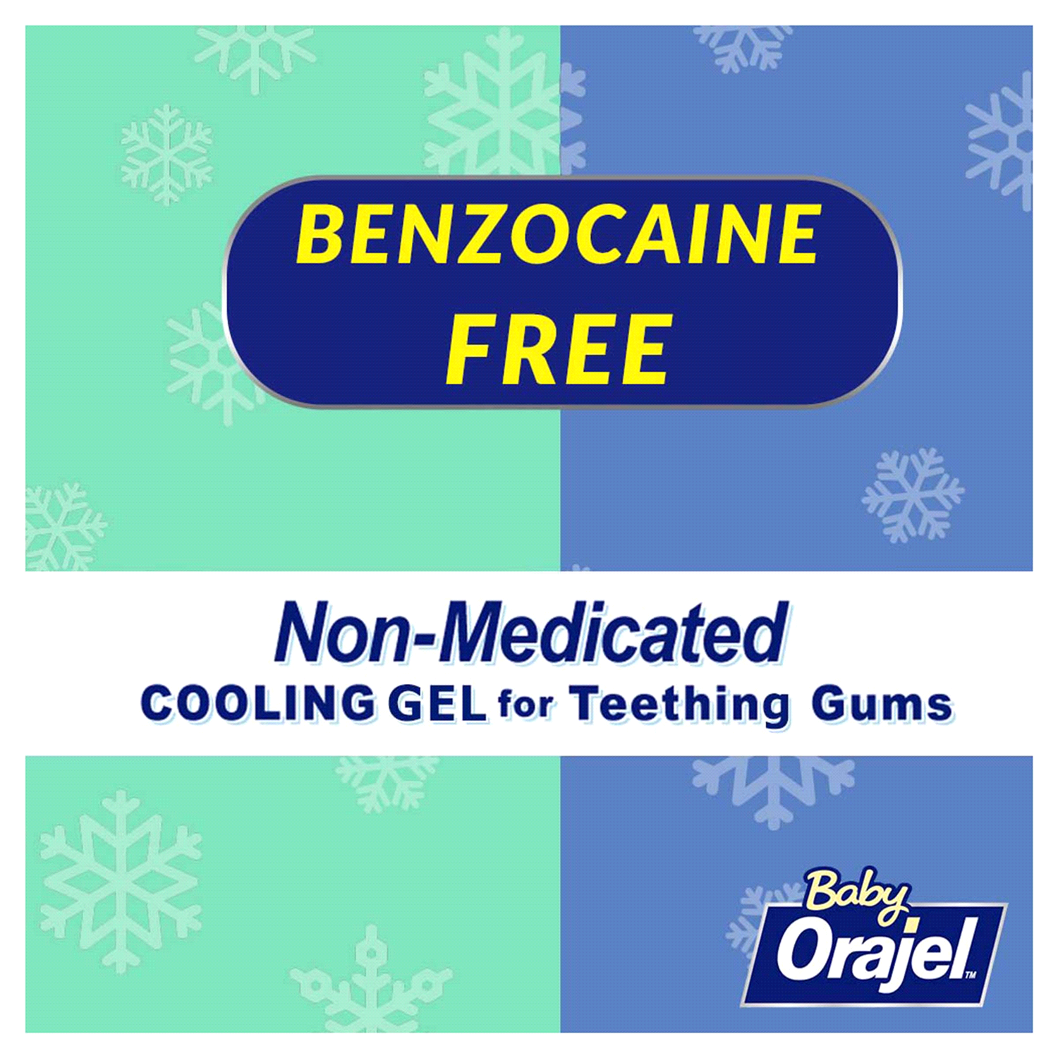 slide 3 of 5, Orajel Baby Non-Medicated Cooling Gel for Teething 0.33 oz, 0.33 oz