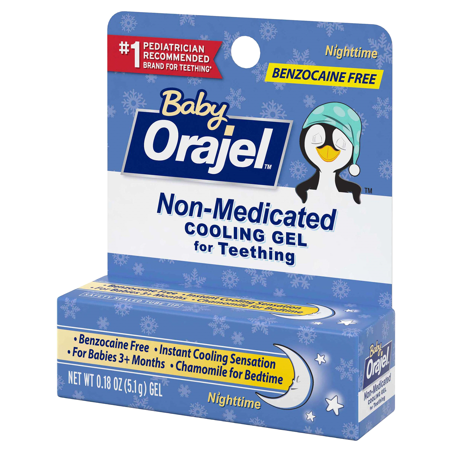 slide 4 of 5, Orajel Baby Nonmedicated Nighttime C, 0.18 oz
