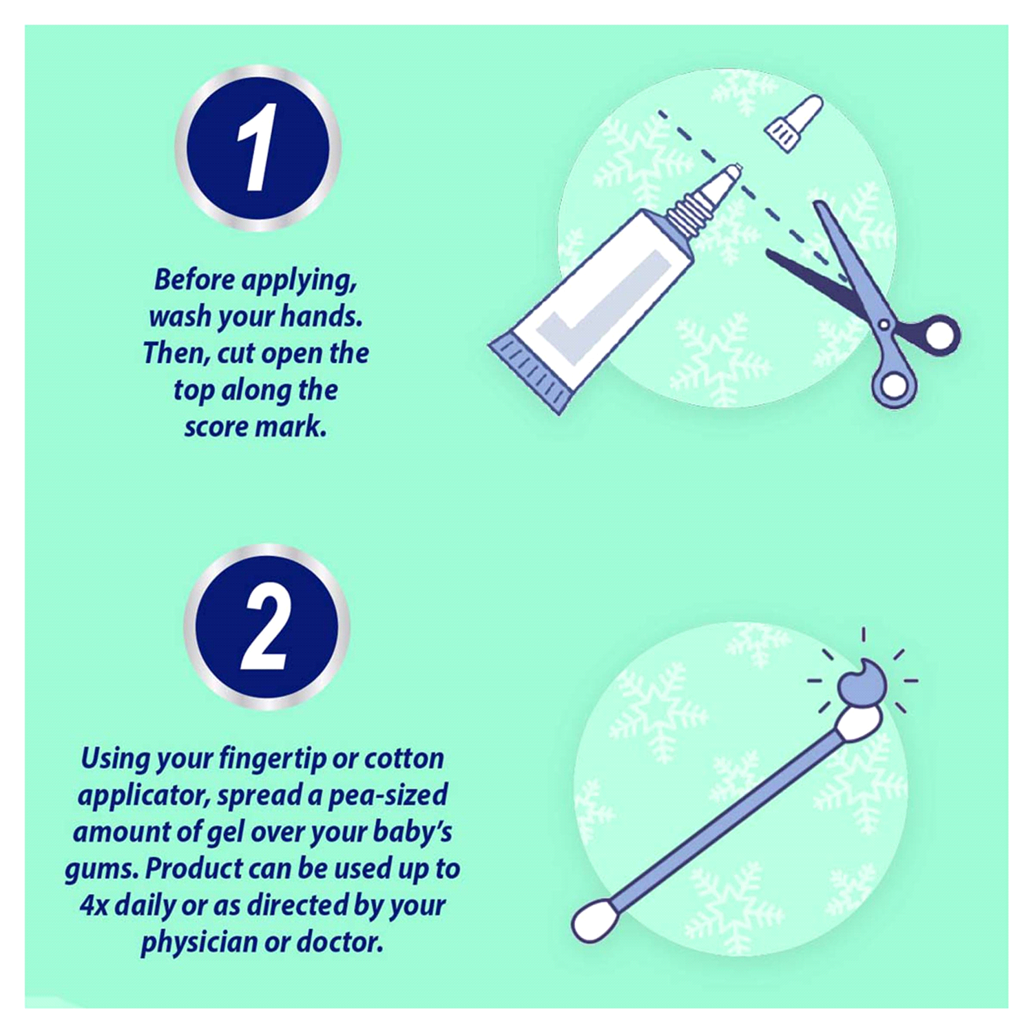 slide 5 of 5, Orajel Baby Nonmedicated Nighttime C, 0.18 oz