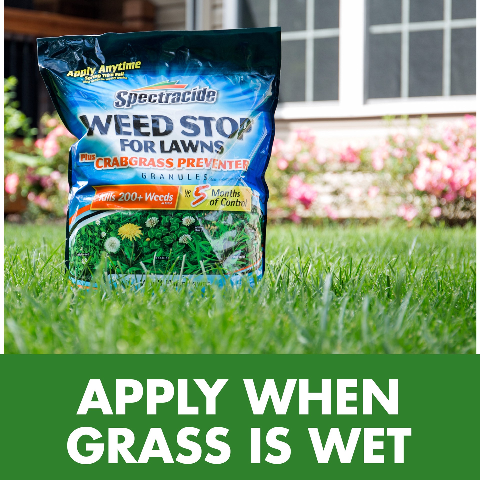 slide 4 of 6, Spectracide Weed Stop Plus Crabgrass Preventer 10.0 -lb Pre-Emergent Lawn Weed Killer, 1 ct