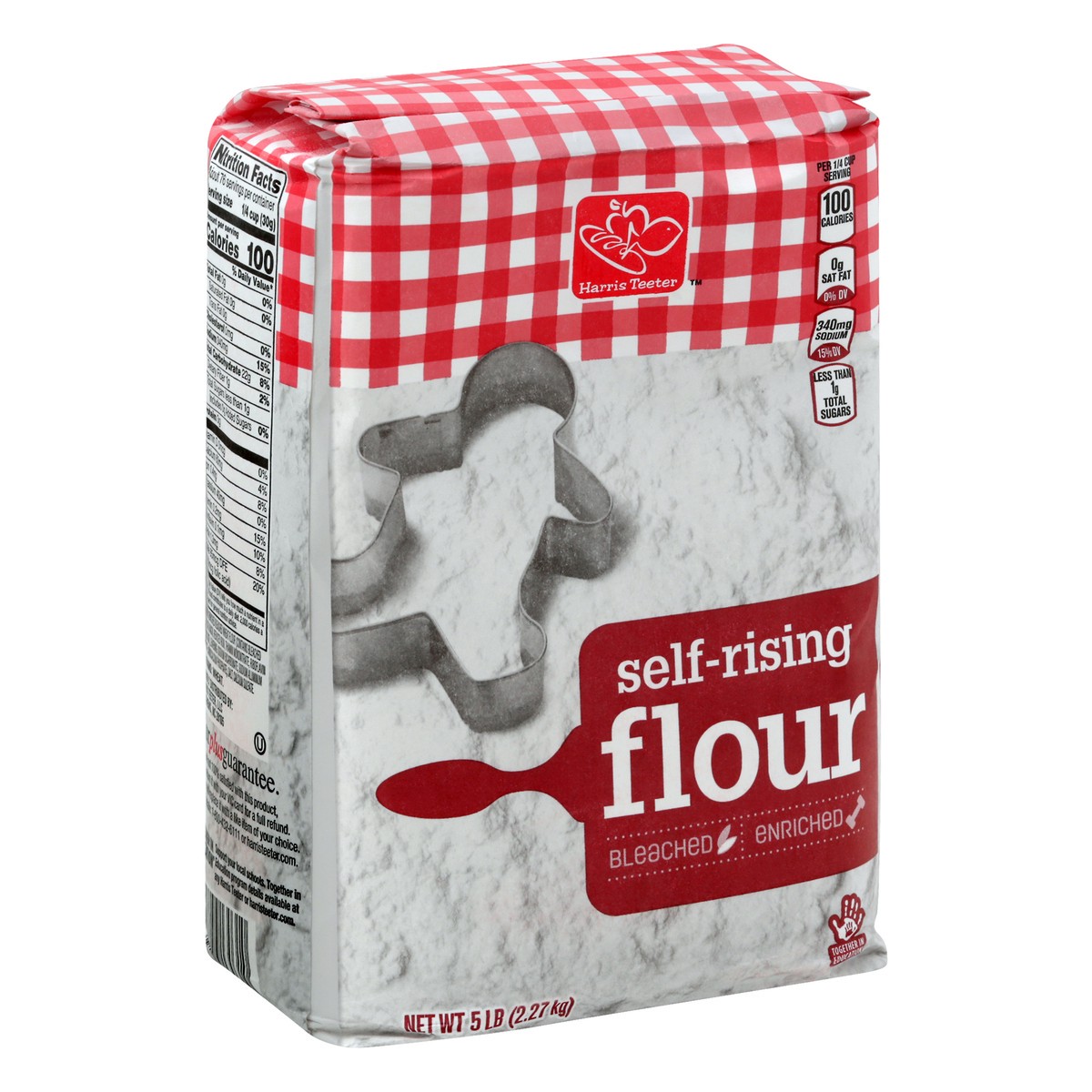 slide 4 of 10, Harris Teeter Flour - Self-Rising, 5 lb