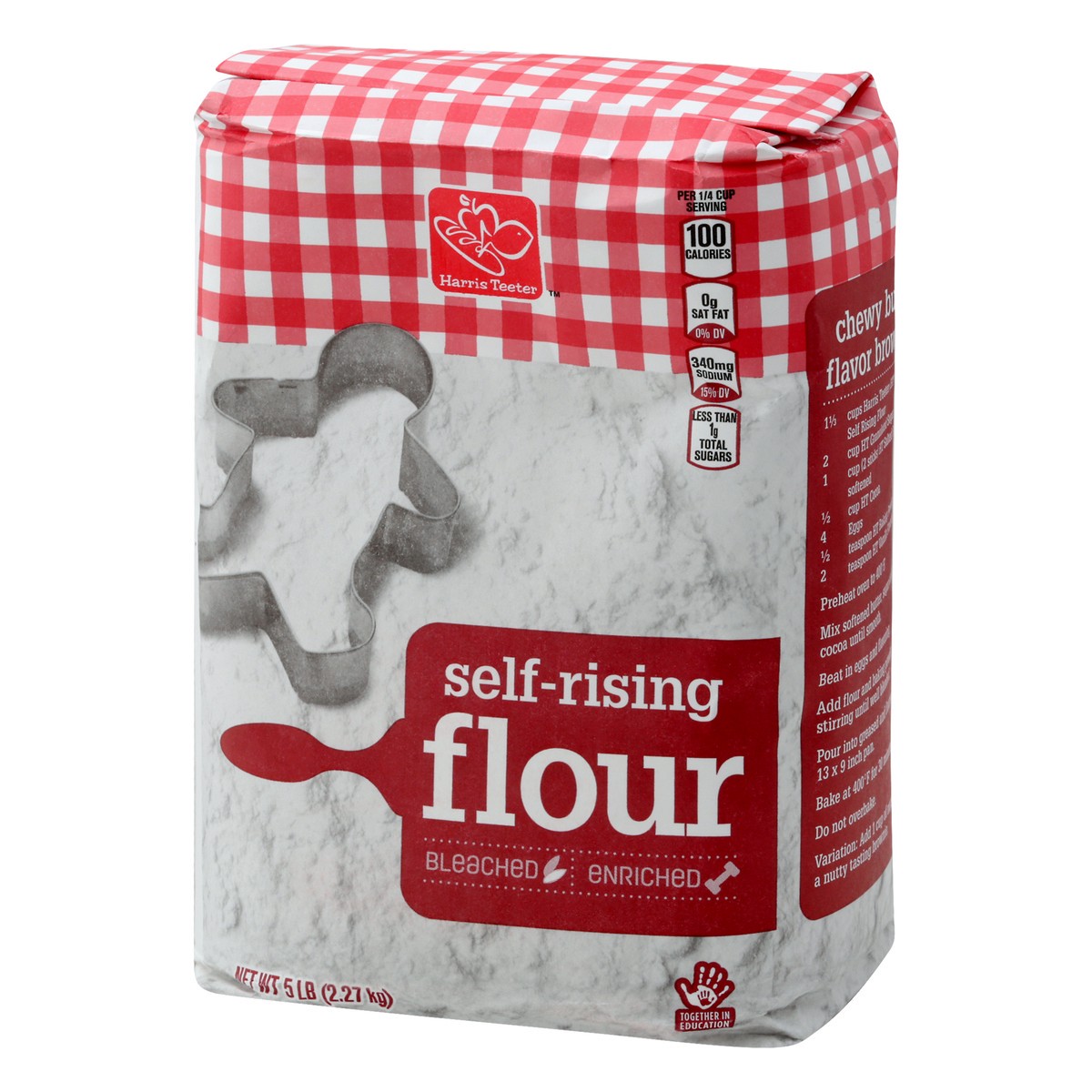 slide 3 of 10, Harris Teeter Flour - Self-Rising, 5 lb