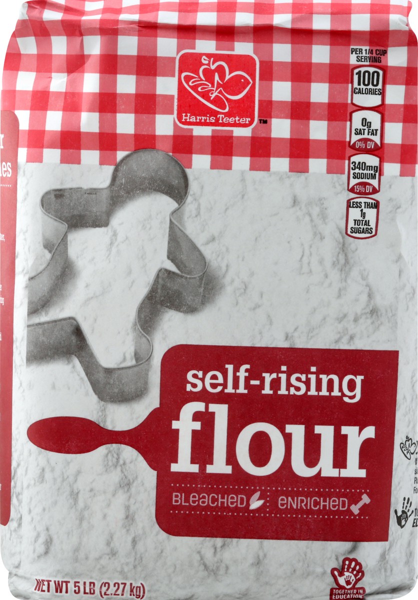 slide 5 of 10, Harris Teeter Flour - Self-Rising, 5 lb