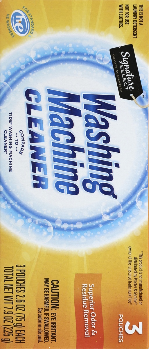 slide 2 of 5, Signature Select Washing Machine Cleaner 3 ea,