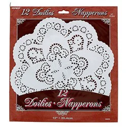 Unique Industries White Doilies