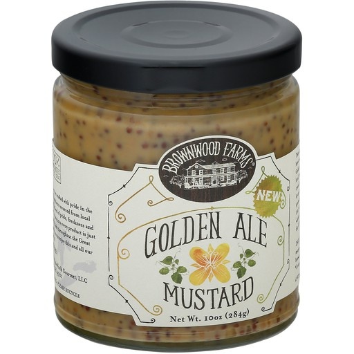 slide 1 of 1, Brownwood Farms Mustard, Golden Ale, 10 oz