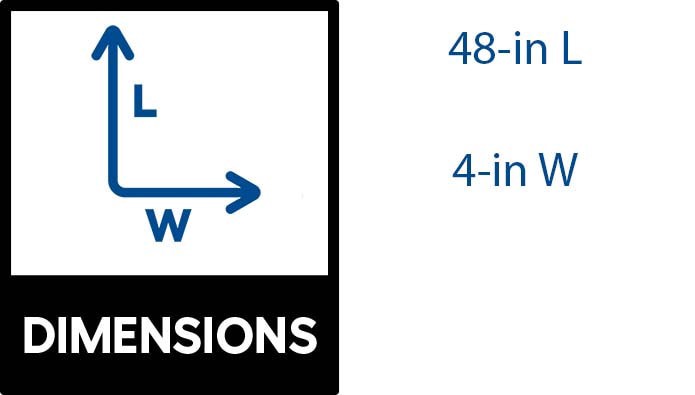 slide 3 of 5, Flexco Chocolate 1/8-in T x 4-in W x 48-in L Prefinished Thermoplastic rubber Wall Base Floor Moulding Trim, 1 ct
