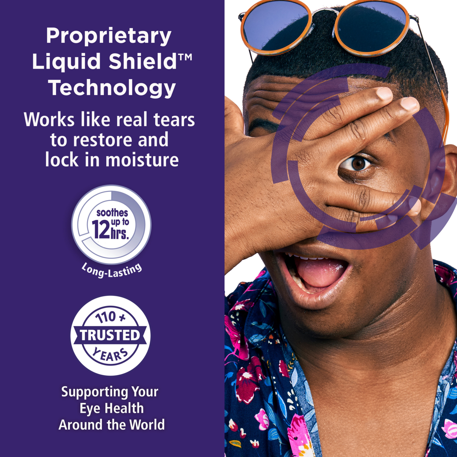 slide 4 of 8, Rohto Dry Aid Lubricant Eye Drops, Advanced Dry Eye Treatment, 0.34 fl oz Bottle, 0.34 fl oz